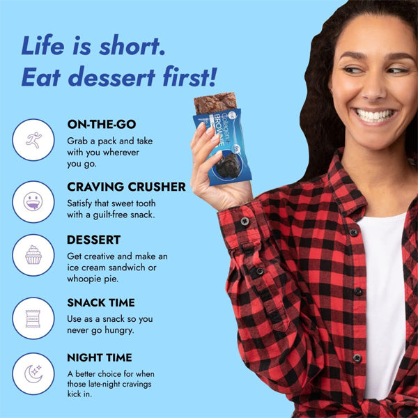 Ingredients of collagen brownies including oat flour and collagen peptides