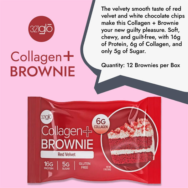 Ingredients of collagen brownies including oat flour and collagen peptides