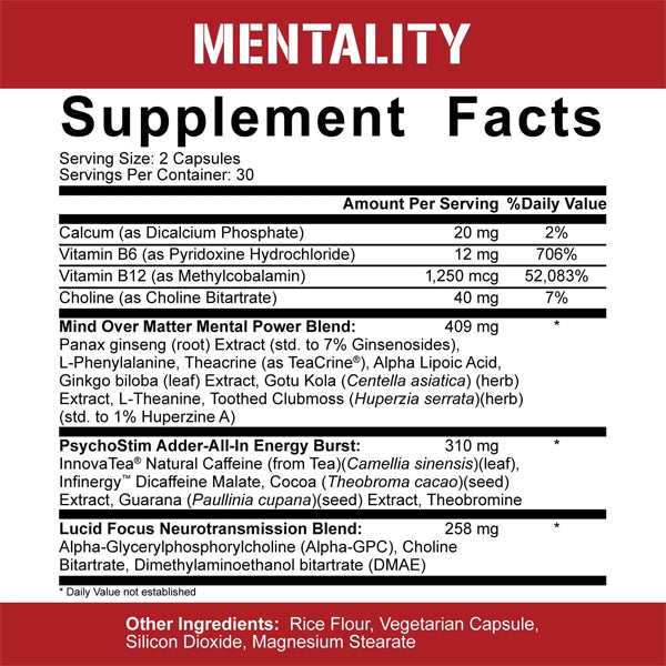 Nootropic capsules for focus and mental clarity