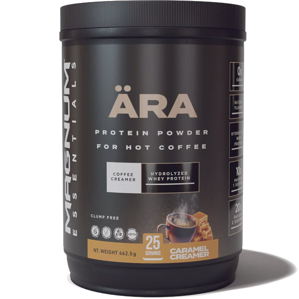 Lifestyle photo of protein creamer used in oatmeal and baking recipes for added nutrition