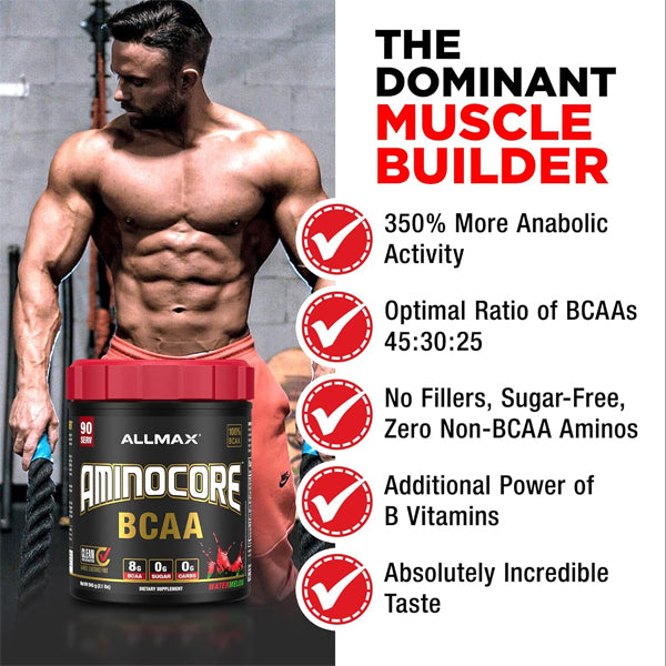 Athlete mixing BCAA supplement for workout performance