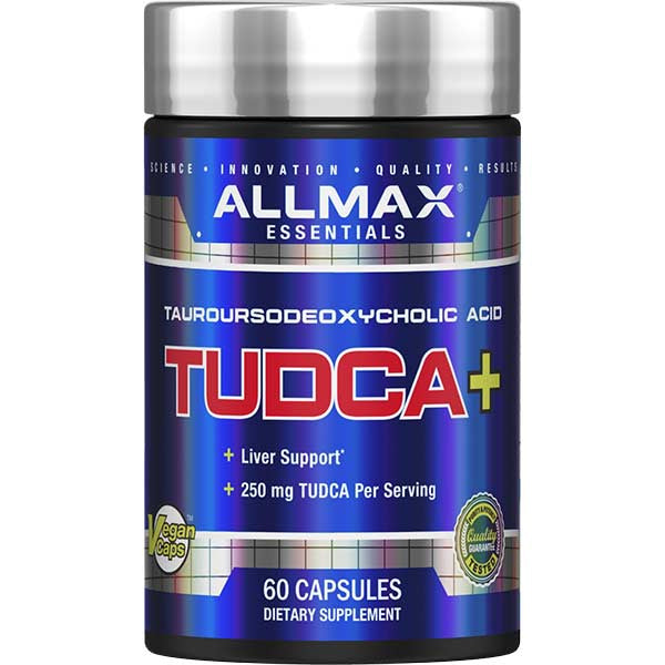TUDCA Max Liver Support Capsules in a bottle, showcasing the product for liver health.