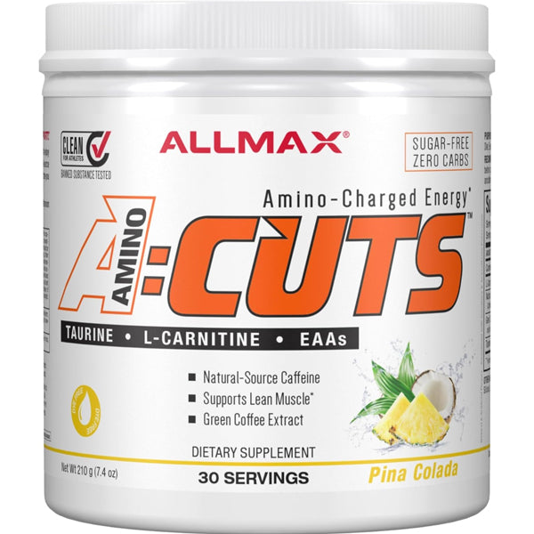 A:Cuts Amino Energy Drink in Pina Colada flavor, perfect for pre workout energy boost.