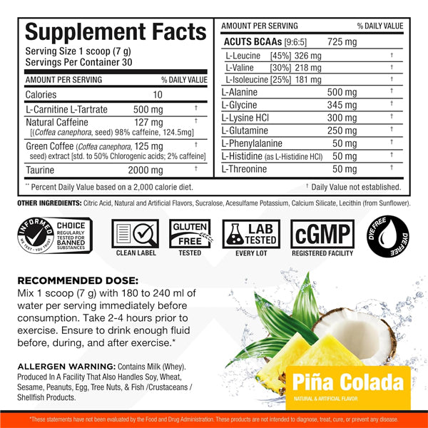 A:Cuts Amino Energy Drink Mix showcasing its vibrant packaging and delicious flavors.