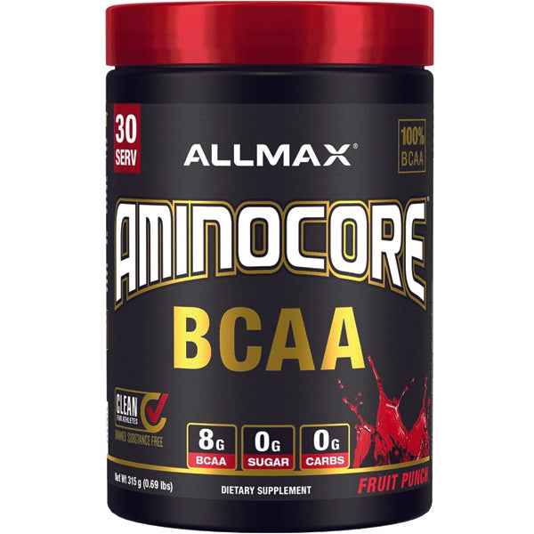 Athlete mixing BCAA supplement for workout performance