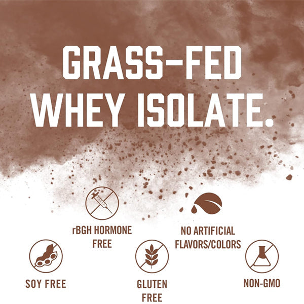 BioSteel grass fed whey protein isolate singles in packaging, ideal for muscle recovery