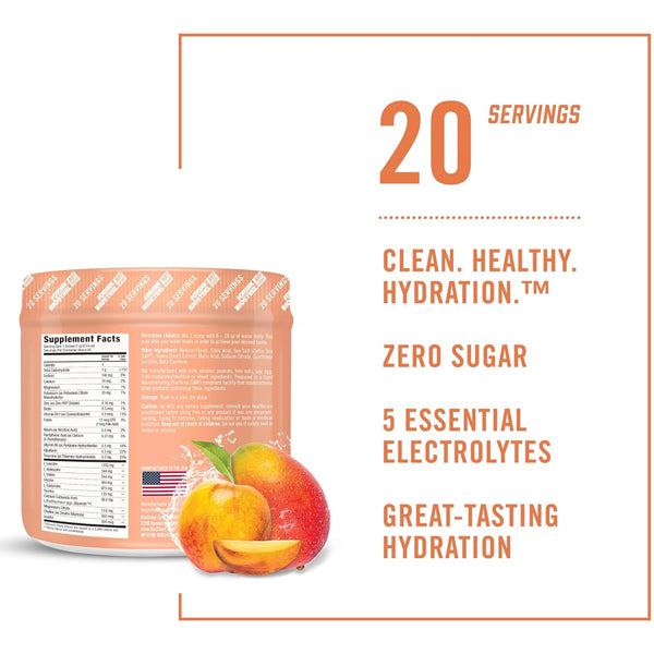 Vegan hydration supplement with natural ingredients for optimal performance