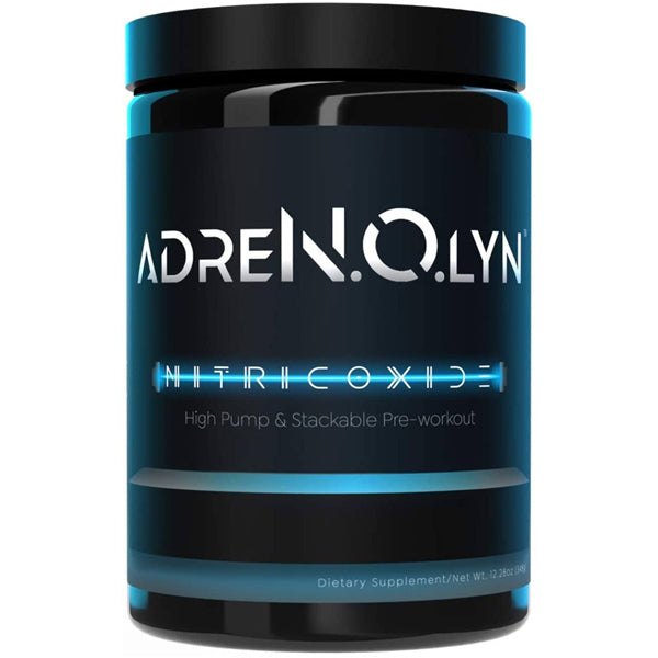 NitroBoost Stim-Free Pump Supplement in a gym setting with weights, showcasing its use for muscle performance.