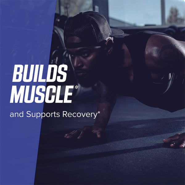 Slow release casein protein powder in a jar for muscle repair