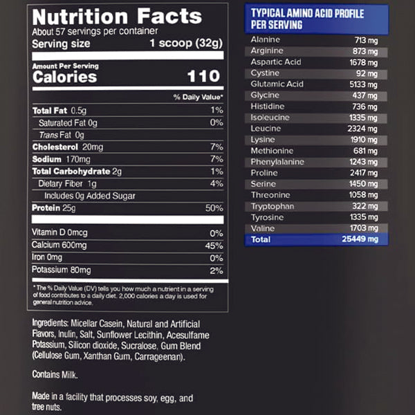Fitness enthusiast mixing casein protein for nighttime recovery