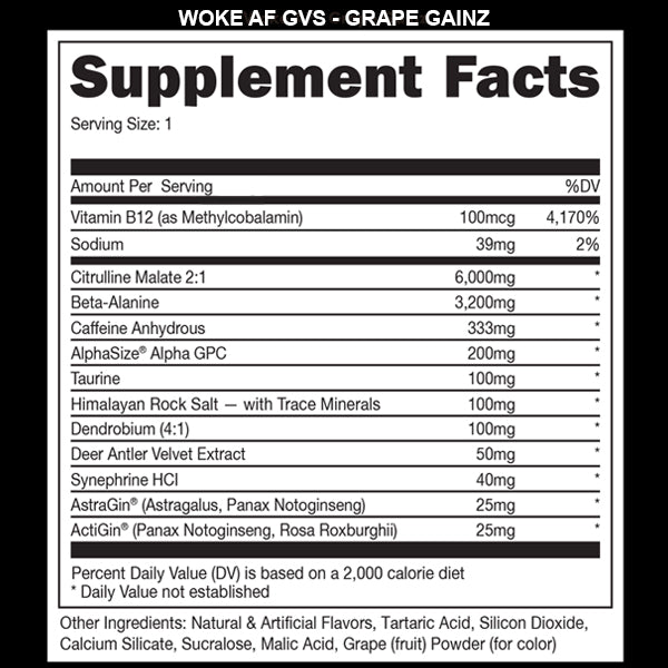 Woke AF pre-workout singles pack, showcasing its vibrant packaging and energy-boosting ingredients.