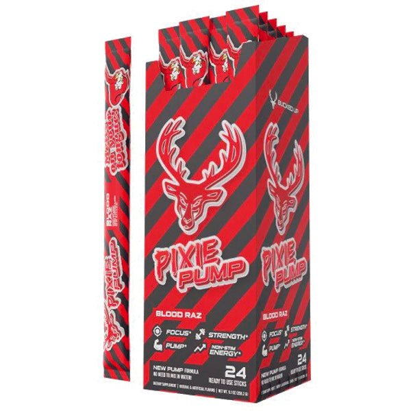 Open Pixie Pump Power Stick showing bright contents, ideal for quick energy boosts during workouts.