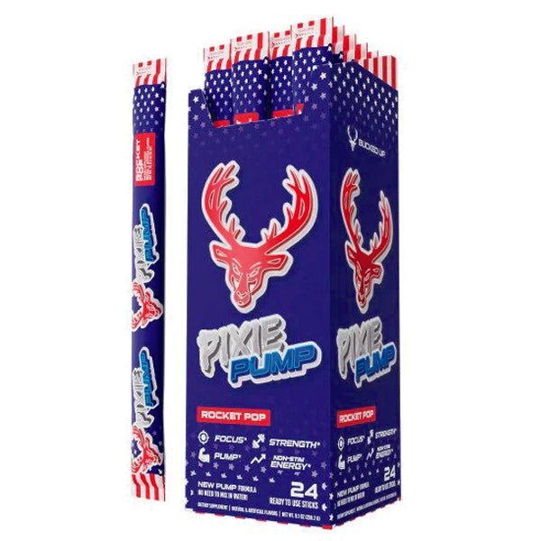 Pixie Pump Power Sticks packaging showcasing easy tear-open feature for on-the-go energy.