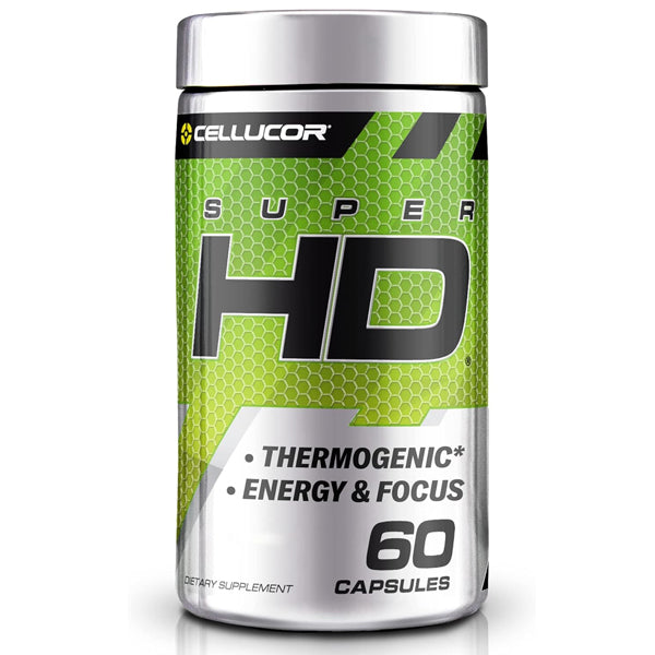 Super HD fat burner capsules with caffeine and green tea extract for weight loss