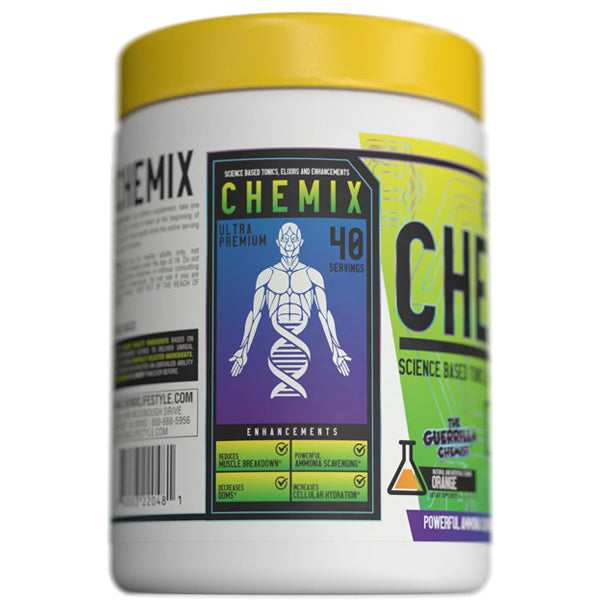 Close-up of PowerMax ATP Enhancer scooped out, showcasing its fine texture for easy mixing.