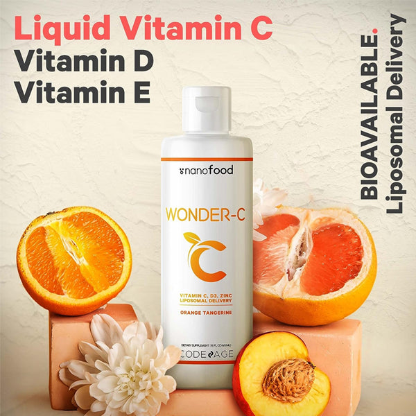 Serving spoon filled with Vitality Blend, emphasizing easy dosage of immune support.