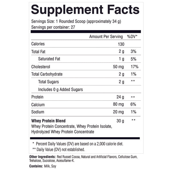Scoop of Commissary Whey Protein with amino acids in a fitness setting.