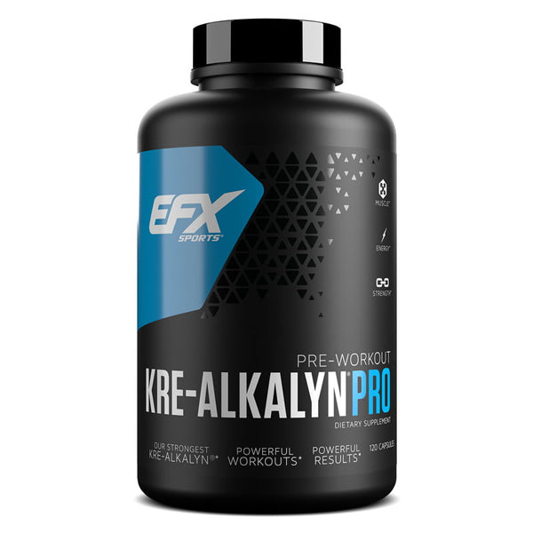 EFX Kre-Alkalyn Pro capsules for muscle strength and energy