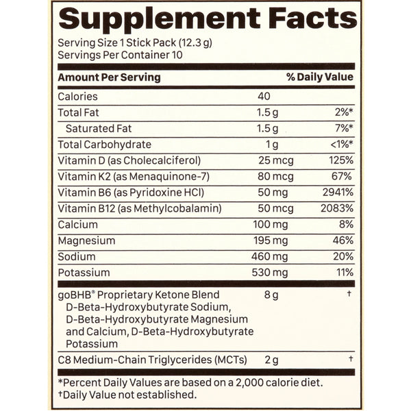Travel-friendly ketone supplement for quick fat burning and energy boost