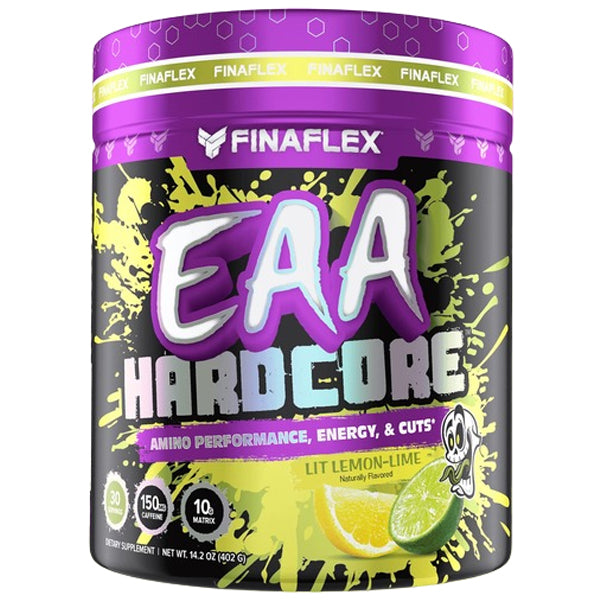 Finaflex Power EAA Energy Blend front view, highlighting its vibrant packaging and nutritional benefits.