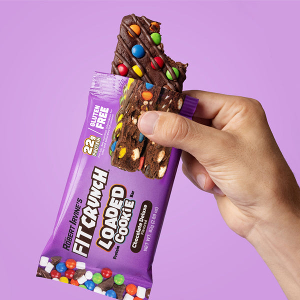 Unboxed Fit Crunch 12-pack displayed on kitchen counter, perfect for meal prep and fitness routines.