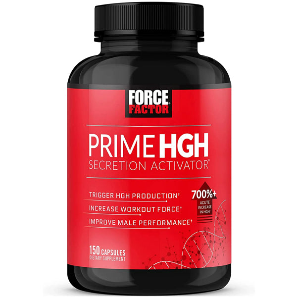 Prime HGH Booster capsules showcasing powerful ingredients for enhanced muscle growth and energy.