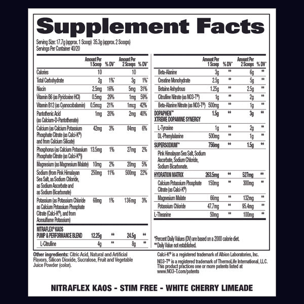 Athlete mixing Nitraflex Kaos pre-workout powder in a shaker bottle before gym session
