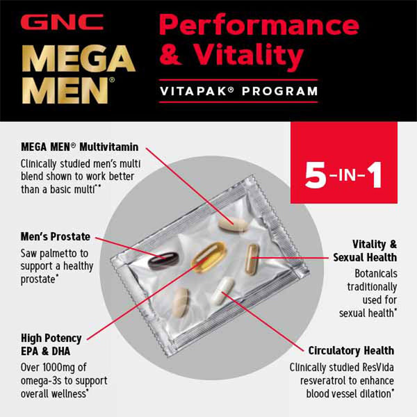 An energetic man smiling outdoors after taking GNC mens health supplements