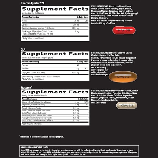Front view of GNC AMP Ripped Mens Fitness Pack highlighting its key benefits.