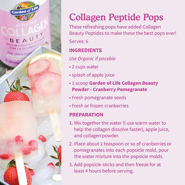 Healthy hair and nails with a background of collagen supplement on a kitchen counter
