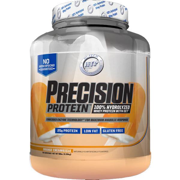 Athlete preparing a shake with Precision Hydrolyzed Whey Protein for post-workout recovery.