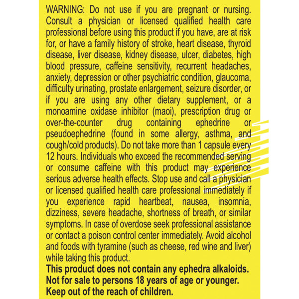 Energy booster capsules in a fitness setting for improved stamina