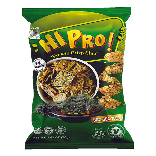 Takari Hi Pro Protein Crisp Chips in a bowl, perfect for a healthy snack at the gym.
