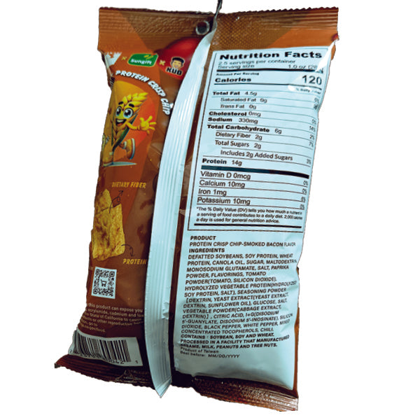 Takari Hi Pro Protein Crisp Chips in a bowl, perfect for a healthy snack at the gym.