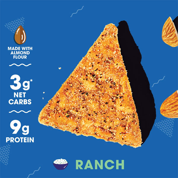 Keto snack chips in a resealable bag, ideal for on-the-go weight loss snacks