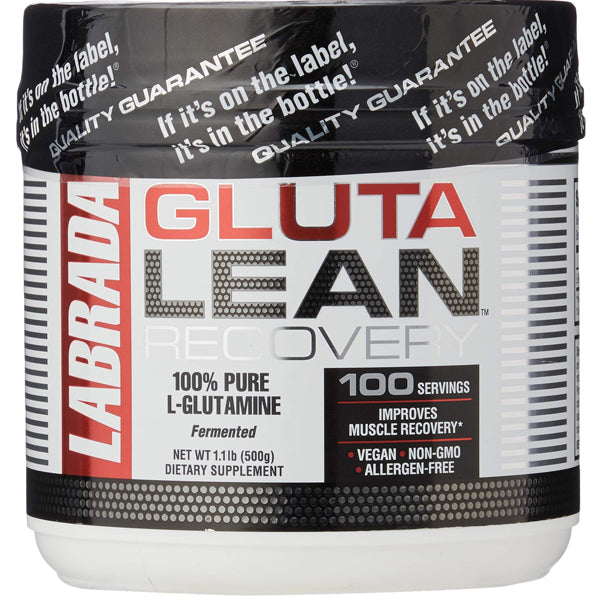 GlutaLean Muscle Recovery Formula in a shaker bottle, showcasing its easy mixability.