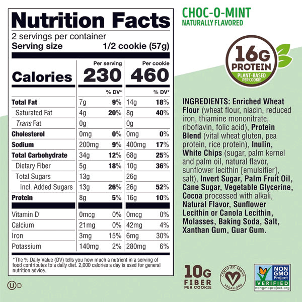 Lenny & Larrys Complete Vegan Protein Cookies in a gym bag, perfect for athletes looking for healthy snacks.