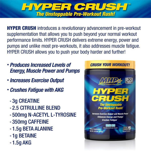 User  enjoying HyperBoost Energy Pre-Workout before a workout session, demonstrating its energizing effects.