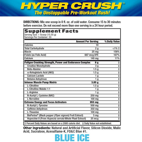 HyperBoost Energy Pre-Workout in a shaker, showcasing its vibrant color and texture, perfect for gym enthusiasts.