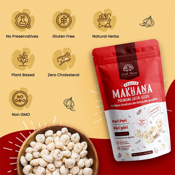 Packaging of premium lotus seeds, gluten-free and nutritious superfood.