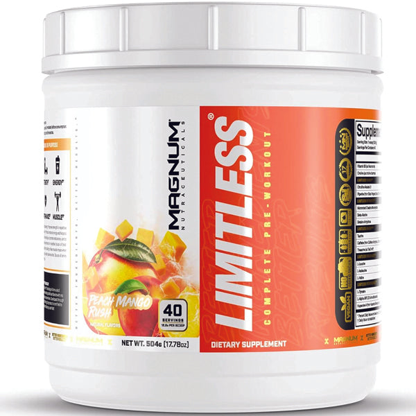 Limitless Performance Pre-Workout in a shaker, perfect for your energy boost before workouts.