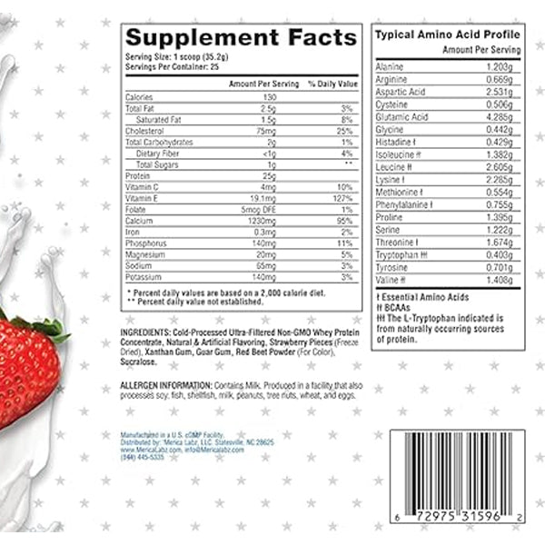 Close-up of real food inclusions in Patriot’s Whey for added texture and flavor.
