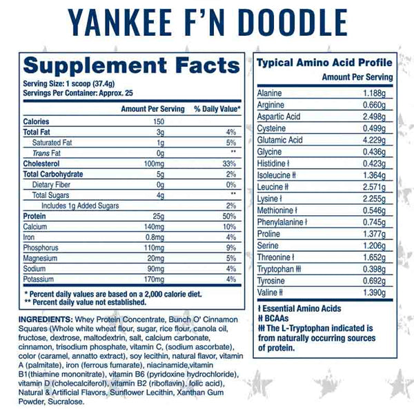 Close-up of real food inclusions in Patriot’s Whey for added texture and flavor.
