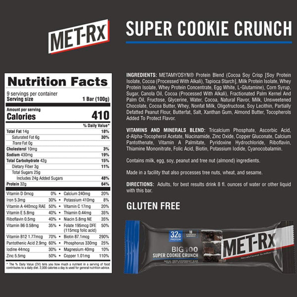 Meal replacement bars with METAMYOSYN® protein blend for energy and recovery