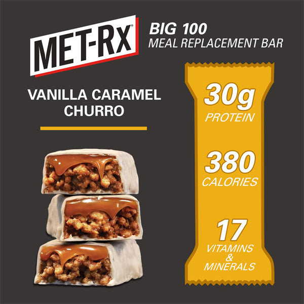 METRx Big 100 protein bars in a variety pack for muscle building