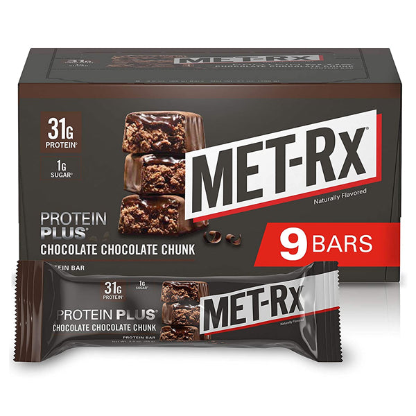 METRx Protein Plus Bar with rich texture and flavor, high protein snack for muscle gain