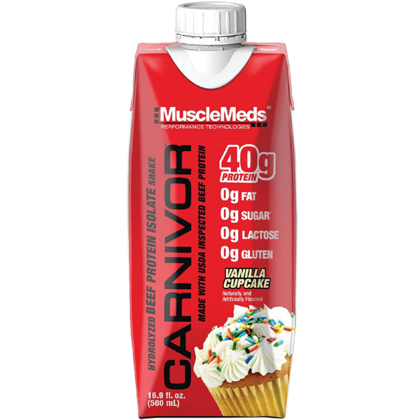 Athlete enjoying a Carnivor beef protein shake post-workout, emphasizing its role in muscle recovery.