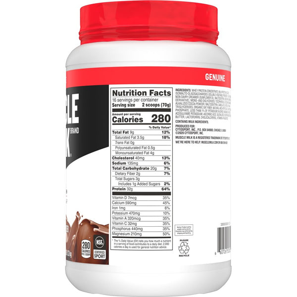 Muscle Milk protein shake being mixed in a shaker bottle – perfect for muscle recovery