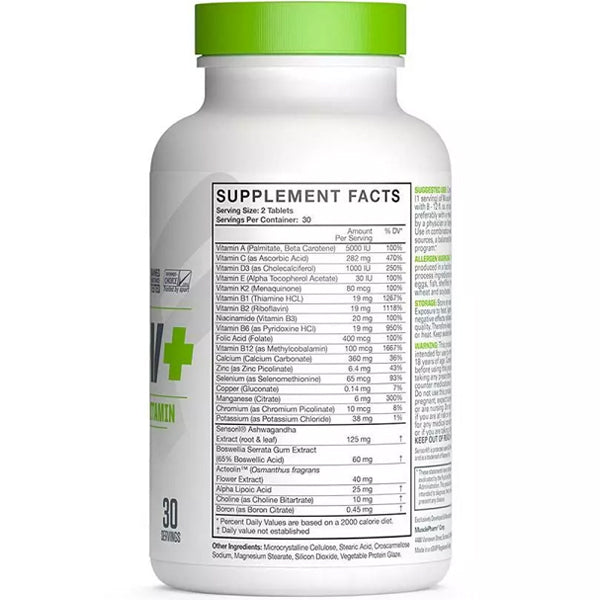 Athlete taking MusclePharm Essentials Multivitamins as part of a healthy routine.