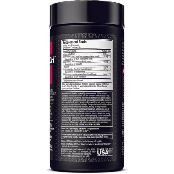 Hydroxycut Elite capsules shown with workout gear for energy boost